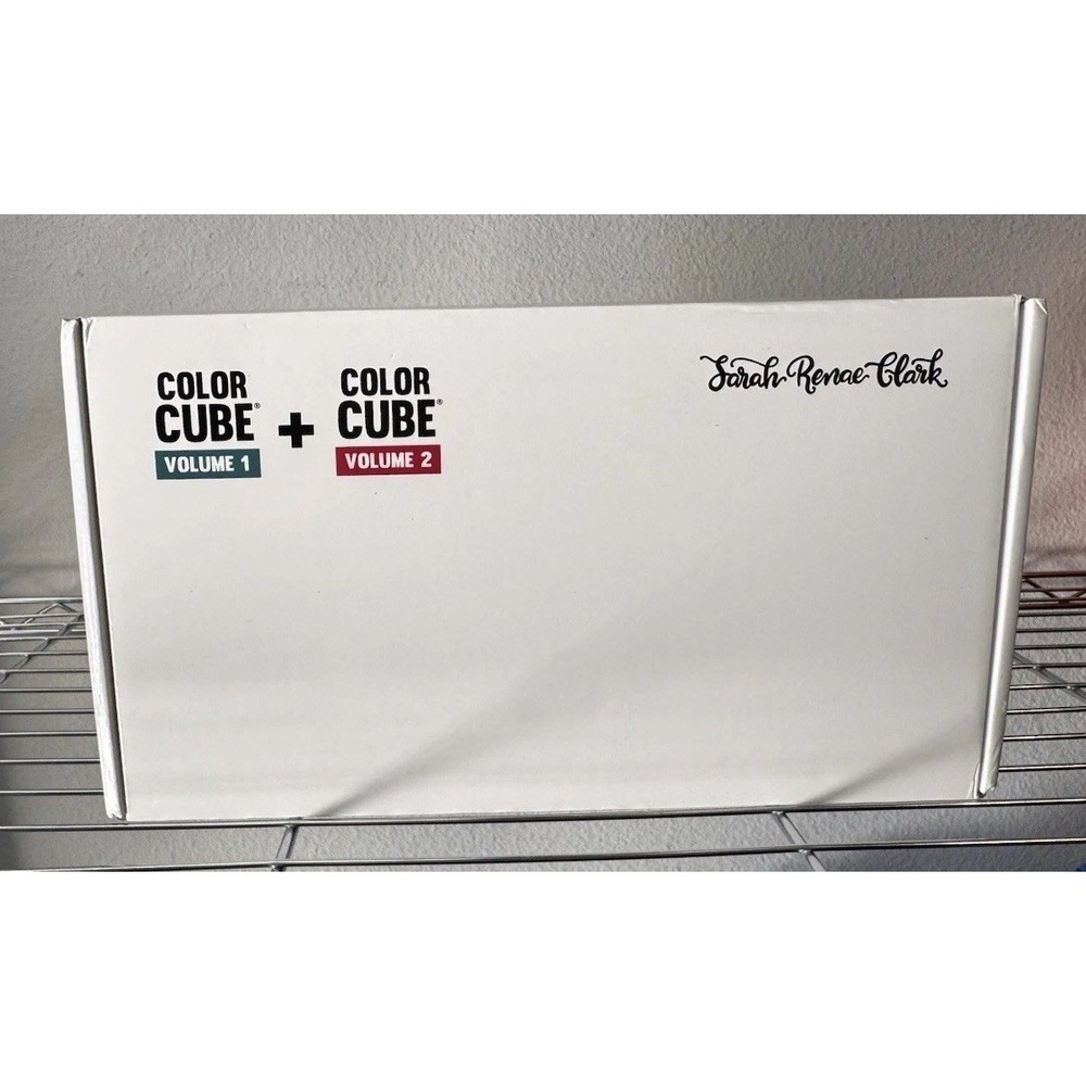 Sarah Renae Clark Color Cube Volumes 1 & 2 Complete 500 Color Palette Cards NEW - Picture 3 of 8